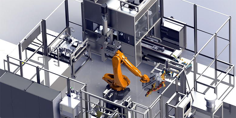 示例：汽車前后支架裝配線